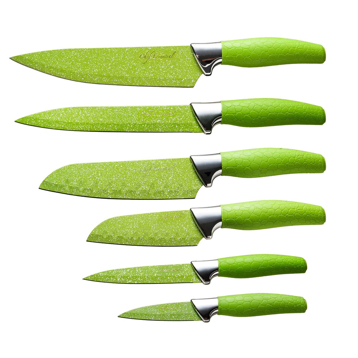 6-pc knife set consist of MR-1410 –