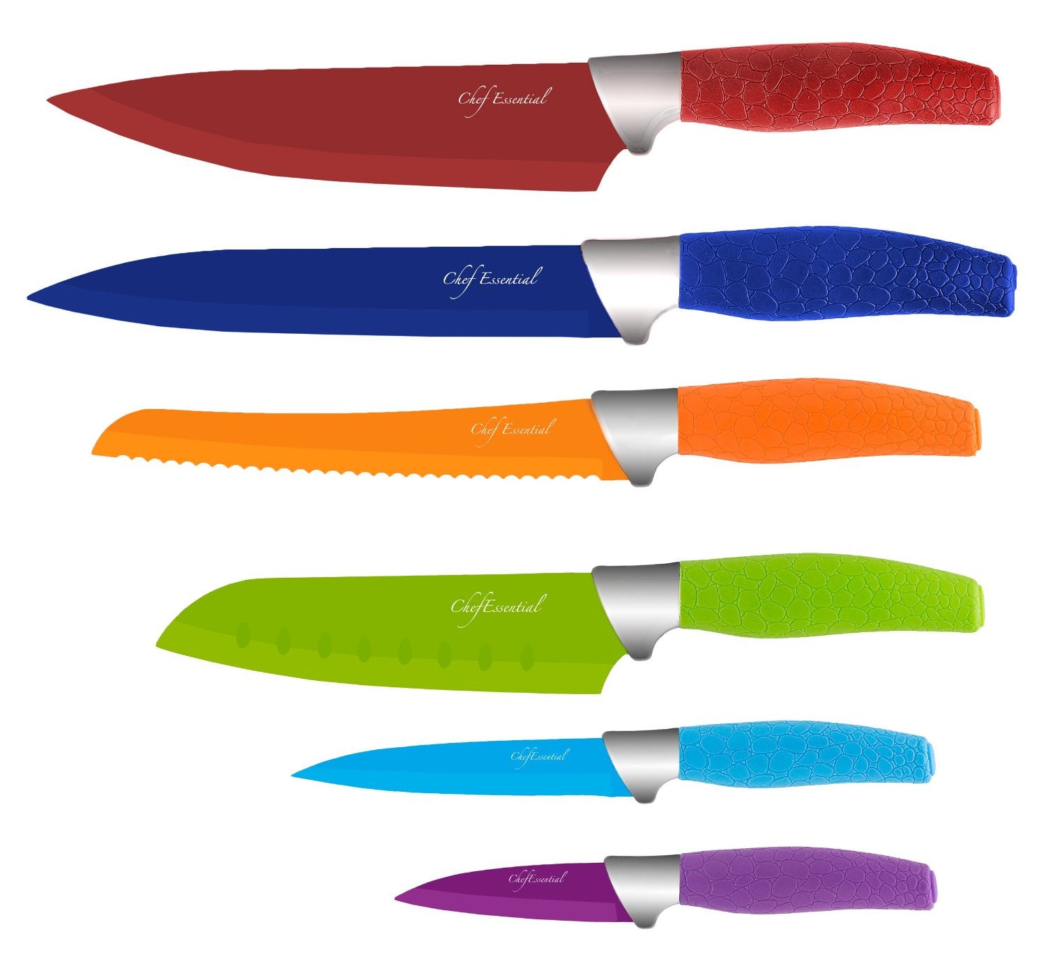 Global Sai SAI-7001 - 7 Pc. Knife Block Set – Chef's Arsenal