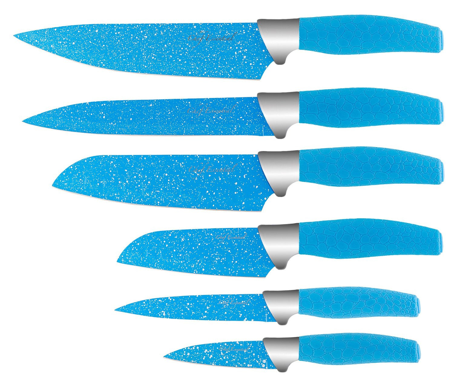  Chef Essential Carbon Steel Culinary Knife Set – 6